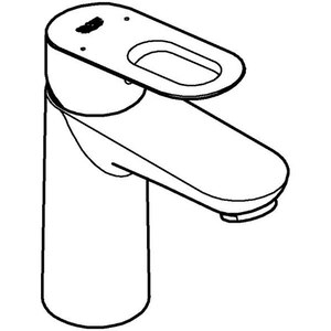 Baterie lavoar GROHE Bauloop 23337000, metal, argintiu Baterie lavoar GROHE Bauloop 23337000, metal, argintiu
