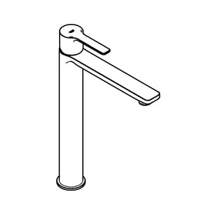 Baterie lavoar GROHE Lineare 23405AL1, alama, gri antracit Baterie lavoar GROHE Lineare 23405AL1, alama, gri antracit