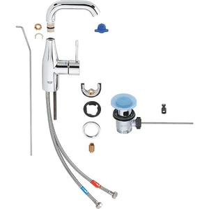Baterie lavoar GROHE New Essence 23462001, marimea M, metal, crom Baterie lavoar GROHE New Essence 23462001, marimea M, metal, crom