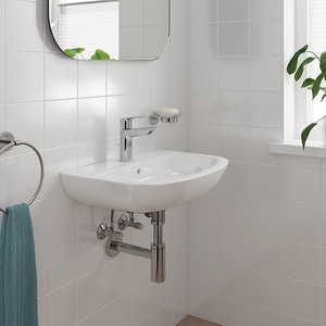 Baterie lavoar GROHE Bauloop 23762001, marimea M, alama, argintiu Baterie lavoar GROHE Bauloop 23762001, marimea M, alama, argintiu