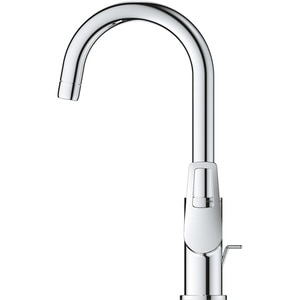 Baterie lavoar GROHE Bauloop 23763001, marimea L, alama, argintiu Baterie lavoar GROHE Bauloop 23763001, marimea L, alama, argintiu