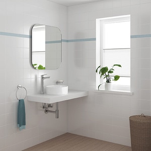 Baterie lavoar GROHE Bauloop 23764001, marimea XL, alama, argintiu Baterie lavoar GROHE Bauloop 23764001, marimea XL, alama, argintiu