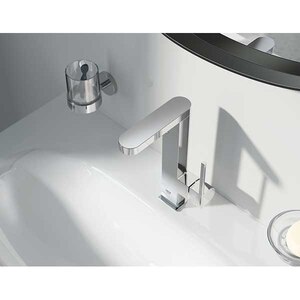 Baterie lavoar GROHE Plus 23851003, marimea L, metal, crom Baterie lavoar GROHE Plus 23851003, marimea L, metal, crom