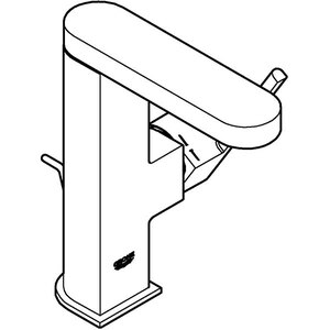 Baterie lavoar GROHE Plus 23871003, marimea L, metal, crom Baterie lavoar GROHE Plus 23871003, marimea L, metal, crom