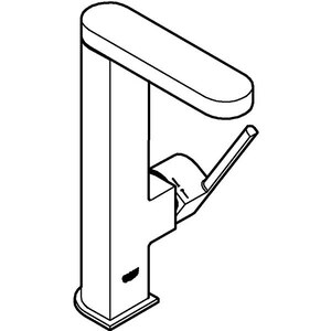 Baterie lavoar GROHE Plus 23873003, marimea L, metal, crom Baterie lavoar GROHE Plus 23873003, marimea L, metal, crom