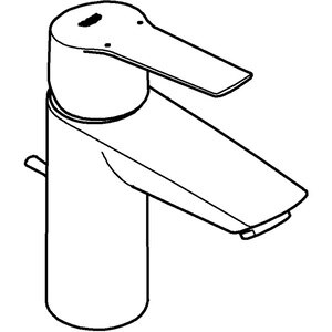 Baterie lavoar GROHE Start 24209002, marimea S, alama, argintiu Baterie lavoar GROHE Start 24209002, marimea S, alama, argintiu
