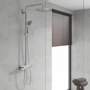 Sistem dus GROHE Vitalio Joy 260 26403001, termostat, 3 functii, crom Sistem dus GROHE Vitalio Joy 260 26403001, termostat, 3 functii, crom
