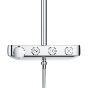Sistem dus GROHE Euphoria SmartControl 310 26507000, termostat, 3 functii, argintiu Sistem dus GROHE Euphoria SmartControl 310 26507000, termostat, 3 functii, argintiu