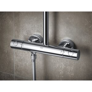 Sistem dus GROHE Tempesta Cosmopolitan 250 26670000, termostat, 2 functii, crom Sistem dus GROHE Tempesta Cosmopolitan 250 26670000, termostat, 2 functii, crom