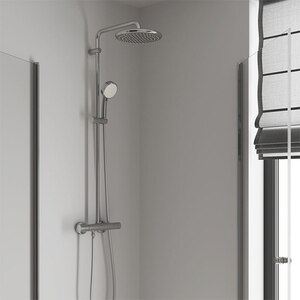 Sistem dus GROHE Tempesta Cosmopolitan 250 26670000, termostat, 2 functii, crom Sistem dus GROHE Tempesta Cosmopolitan 250 26670000, termostat, 2 functii, crom