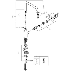 Baterie bucatarie GROHE Essence 30269AL0, metal, antracit Baterie bucatarie GROHE Essence 30269AL0, metal, antracit