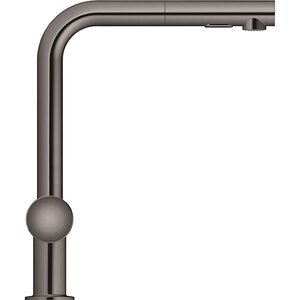 Baterie bucatarie GROHE Minta 30274A00, dus extractibil, metal, negru Baterie bucatarie GROHE Minta 30274A00, dus extractibil, metal, negru