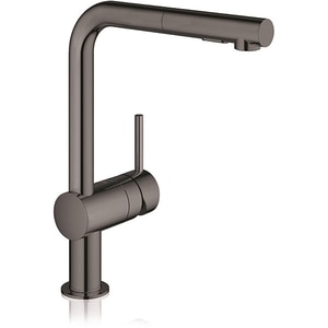 Baterie bucatarie GROHE Minta 30274A00, dus extractibil, metal, negru Baterie bucatarie GROHE Minta 30274A00, dus extractibil, metal, negru