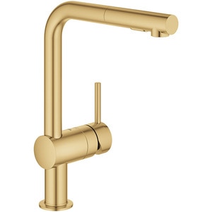 Baterie bucatarie GROHE Minta 30274GN0, dus extractibil, metal, auriu Baterie bucatarie GROHE Minta 30274GN0, dus extractibil, metal, auriu