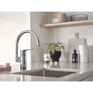 Baterie bucatarie GROHE Start 30469000, metal, argintiu Baterie bucatarie GROHE Start 30469000, metal, argintiu