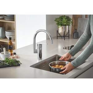 Baterie bucatarie GROHE Start 30469000, metal, argintiu Baterie bucatarie GROHE Start 30469000, metal, argintiu