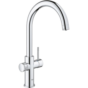 Baterie bucatarie cu unitate de racire si filtru GROHE Blue Home 31455001, metal, argintiu Baterie bucatarie cu unitate de racire si filtru GROHE Blue Home 31455001, metal, argintiu