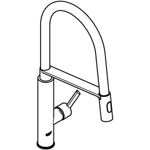 Baterie bucatarie GROHE Feel 31489000, tip C, alama, argintiu Baterie bucatarie GROHE Feel 31489000, tip C, alama, argintiu