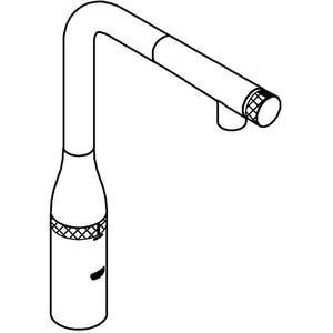Baterie bucatarie GROHE Essence Smartcontrol 31615000, dus extractibil, metal, argintiu Baterie bucatarie GROHE Essence Smartcontrol 31615000, dus extractibil, metal, argintiu