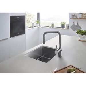 Baterie bucatarie GROHE Minta 32322AL2, tip C, metal, Hard Graphite Baterie bucatarie GROHE Minta 32322AL2, tip C, metal, Hard Graphite