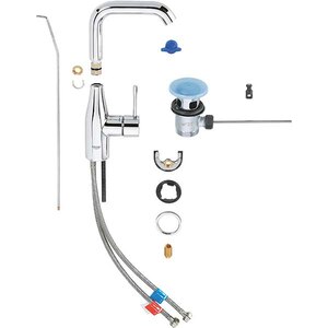 Baterie lavoar GROHE Essence 32628001,marimea L, metal, crom Baterie lavoar GROHE Essence 32628001,marimea L, metal, crom
