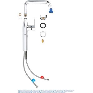 Baterie lavoar GROHE Essence 32901001, marimea XL, metal, crom Baterie lavoar GROHE Essence 32901001, marimea XL, metal, crom