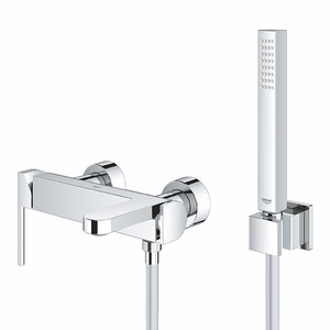 Set baterie cada si dus GROHE Plus 33547003, metal, argintiu Set baterie cada si dus GROHE Plus 33547003, metal, argintiu