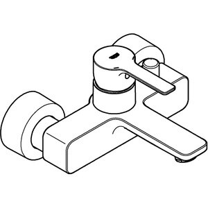 Baterie cada-dus GROHE Lineare 33849AL1, divertor automat, alama, gri antracit Baterie cada-dus GROHE Lineare 33849AL1, divertor automat, alama, gri antracit