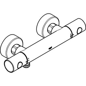 Baterie dus GROHE Grohtherm 1000 Cosmo 34065GN2, alama, auriu Baterie dus GROHE Grohtherm 1000 Cosmo 34065GN2, alama, auriu