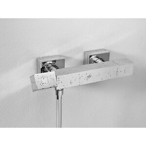 Baterie dus GROHE Grohtherm Cube 34488000, termostat, metal, argintiu Baterie dus GROHE Grohtherm Cube 34488000, termostat, metal, argintiu