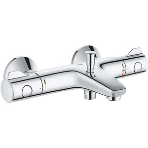 Baterie cada-dus GROHE Grohtherm 800 34576000, alama, argintiu Baterie cada-dus GROHE Grohtherm 800 34576000, alama, argintiu