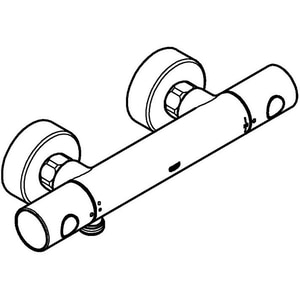 Baterie cada-dus GROHE Grohtherm 800 Cosmopolitan 34765000, metal, argintiu Baterie cada-dus GROHE Grohtherm 800 Cosmopolitan 34765000, metal, argintiu