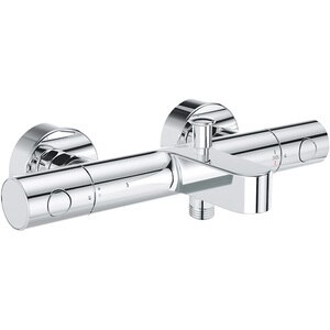 Baterie cada GROHE Precision get 34774000, termostat, alama, argintiu Baterie cada GROHE Precision get 34774000, termostat, alama, argintiu