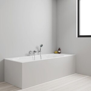 Baterie cada GROHE Precision get 34774000, termostat, alama, argintiu Baterie cada GROHE Precision get 34774000, termostat, alama, argintiu