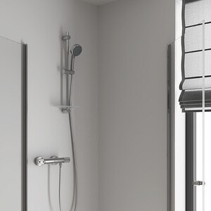 Baterie dus GROHE Precision Feel 34790000, termostat, alama, argintiu Baterie dus GROHE Precision Feel 34790000, termostat, alama, argintiu