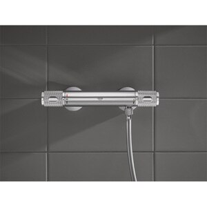 Baterie dus GROHE Precision Feel 34790000, termostat, alama, argintiu Baterie dus GROHE Precision Feel 34790000, termostat, alama, argintiu