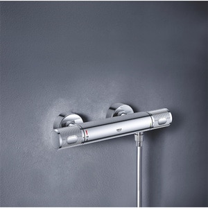 Baterie dus GROHE Precision Feel 34790000, termostat, alama, argintiu Baterie dus GROHE Precision Feel 34790000, termostat, alama, argintiu