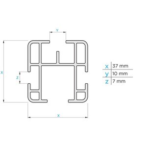 Bare transversale MENABO Professional, Ford Transit VII Connect, L1, L2, 2006-2014, 125 cm Bare transversale MENABO Professional, Ford Transit VII Connect, L1, L2, 2006-2014, 125 cm