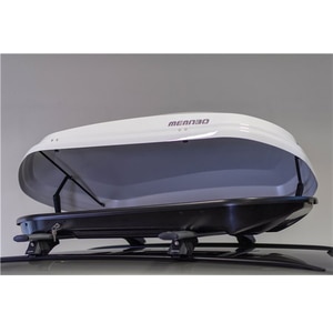 Cutie portbagaj MENABO Diamond Duo 450, 450l, alb Cutie portbagaj MENABO Diamond Duo 450, 450l, alb