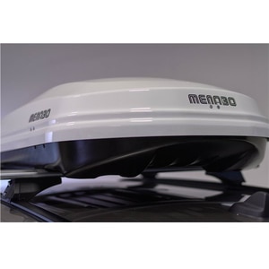 Cutie portbagaj MENABO Diamond Duo 450, 450l, alb Cutie portbagaj MENABO Diamond Duo 450, 450l, alb