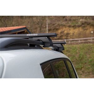 Bare transversale MENABO Sherman Black, Toyota Corolla (E900) Station Wagon, 1987-1991, 120 cm Bare transversale MENABO Sherman Black, Toyota Corolla (E900) Station Wagon, 1987-1991, 120 cm