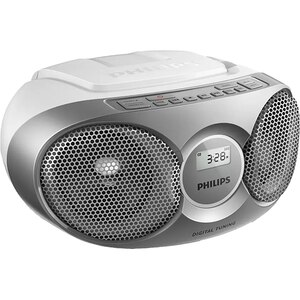Radio CD portabil PHILIPS AZ215S/12, 3 W, FM, argintiu Radio CD portabil PHILIPS AZ215S/12, 3 W, FM, argintiu