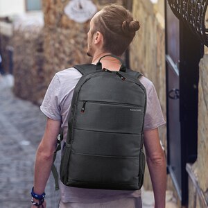 Rucsac laptop PROMATE Alpha-BP, 15.6", negru Rucsac laptop PROMATE Alpha-BP, 15.6", negru