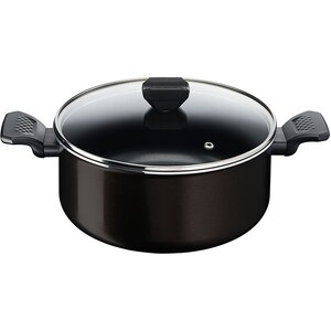Oala cu capac TEFAL Simply Clean B5674653, 4.5l, 24cm, aluminiu, negru Oala cu capac TEFAL Simply Clean B5674653, 4.5l, 24cm, aluminiu, negru