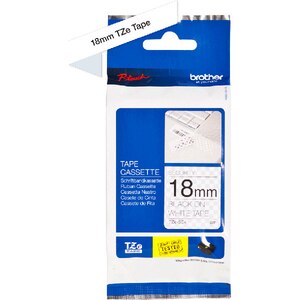 Banda etichete BROTHER TZe-SE4, 18 mm, 8 m, Negru pe Alb Banda etichete BROTHER TZe-SE4, 18 mm, 8 m, Negru pe Alb