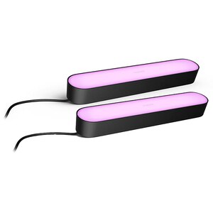 Pachet lampi inteligente PHILIPS Hue Play 8718696170724, lumina RGB, 6.6W, negru, 2 buc Pachet lampi inteligente PHILIPS Hue Play 8718696170724, lumina RGB, 6.6W, negru, 2 buc