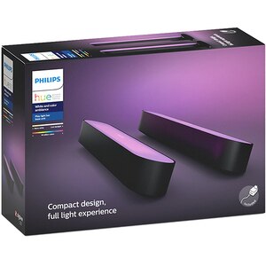Pachet lampi inteligente PHILIPS Hue Play 8718696170724, lumina RGB, 6.6W, negru, 2 buc Pachet lampi inteligente PHILIPS Hue Play 8718696170724, lumina RGB, 6.6W, negru, 2 buc