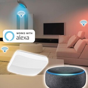 Plafoniera LED Smart HAMA 176546, 10W, 1500lm, Wi-Fi, lumina variabila, alb Plafoniera LED Smart HAMA 176546, 10W, 1500lm, Wi-Fi, lumina variabila, alb