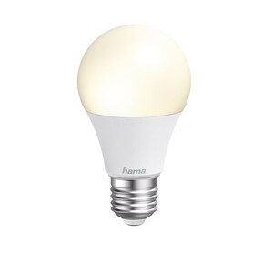 Bec LED Smart HAMA 176581, E27, 10W, 80,6lm, Dimabil, Wi-Fi, lumina variabila, compatibil Alexa, Google Assistant Bec LED Smart HAMA 176581, E27, 10W, 80,6lm, Dimabil, Wi-Fi, lumina variabila, compatibil Alexa, Google Assistant