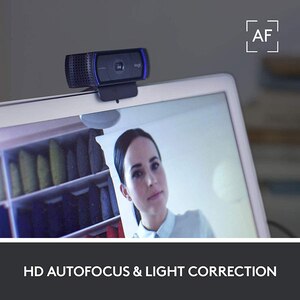 Camera Web LOGITECH HD Pro C920, Full HD 1080p, negru Camera Web LOGITECH HD Pro C920, Full HD 1080p, negru